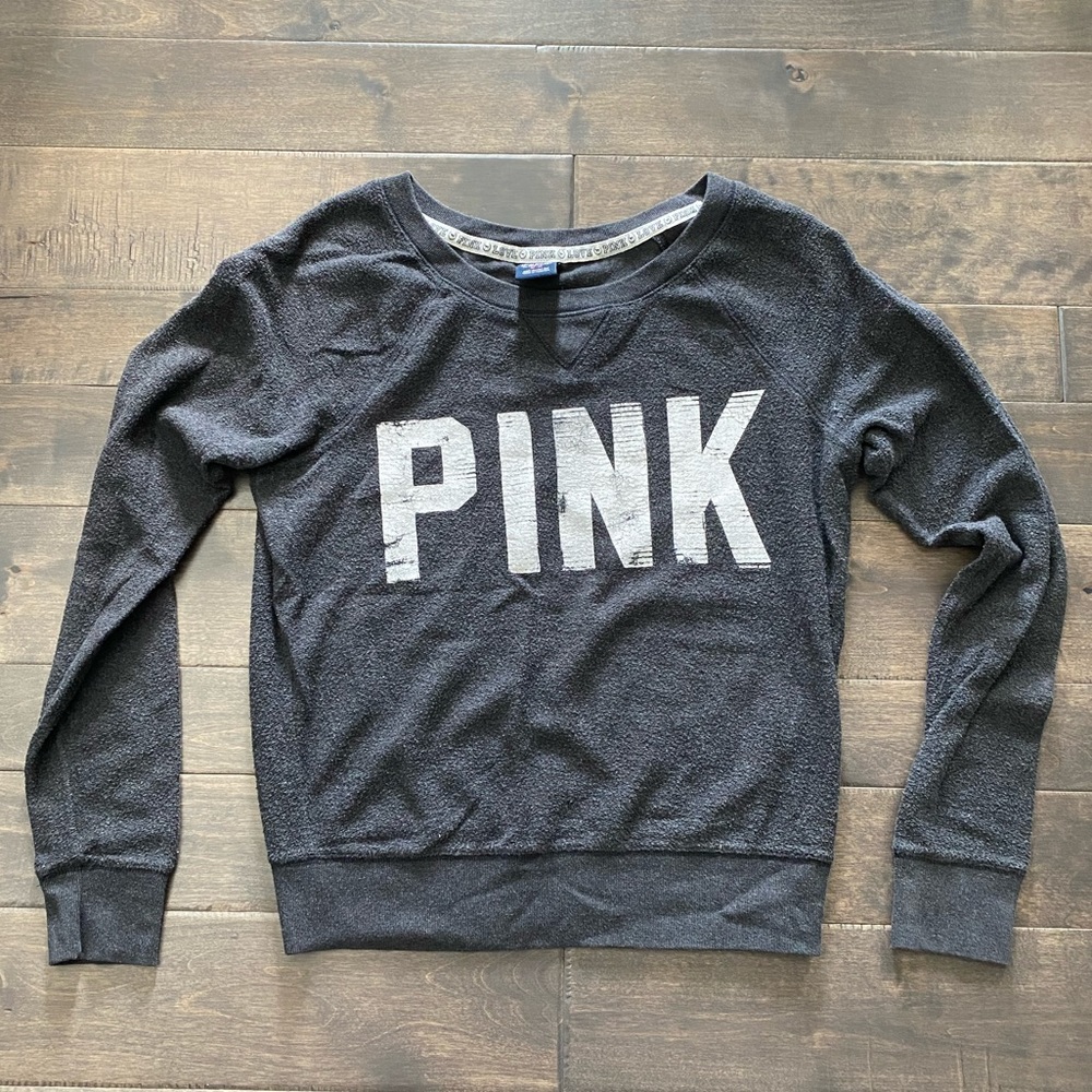 Women’s Victoria’s Secret PINK Gray Sweater Size Medium